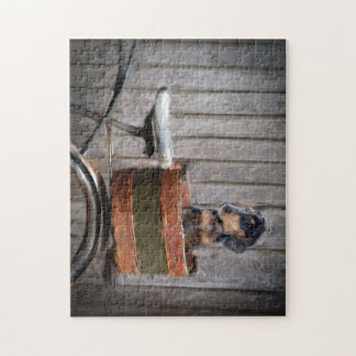 Doxieの子犬のパズル ジグソーパズル