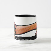 Doxieの少し赤いマグ マグカップ (中央)