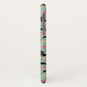 Doxieの花の電話箱- doxieを黒くし、日焼けさせて下さい Case-Mate iPhoneケース (裏面/左)