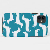 Doxie愛のためのかわいいダックスフントパターン完全なギフト Case-Mate iPhoneケース (裏面(横))