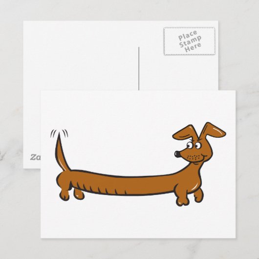 DOXIE-Cartoon ポストカード (正面/裏面)