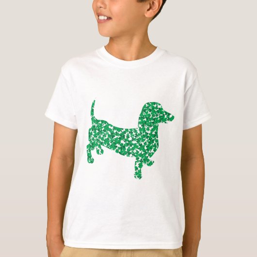 Doxie-in-Shamrocks Tシャツ (正面)