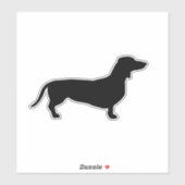 Doxie-Land Nation Ovalシール シール (シート)