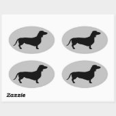 Doxie-Land Nation Ovalシール 楕円形シール (シート)