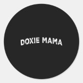 Doxie Mama  ラウンドシール (正面)