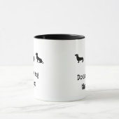 Doxies are my Therapist Cute Dachshund マグカップ (中央)