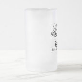 Doxitudeの高い曇らされたマグ フロストグラスビールジョッキ (中央)