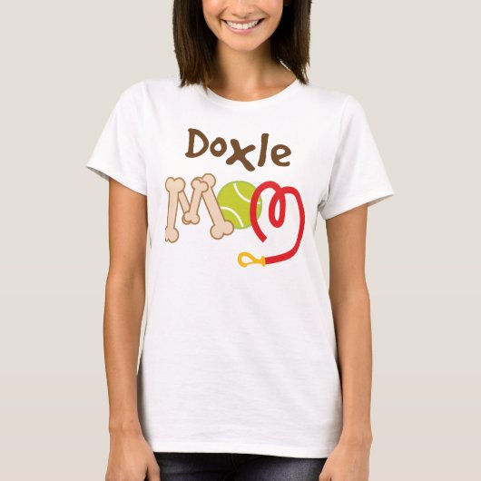 Doxle犬の品種お母さんのギフト Tシャツ (正面)