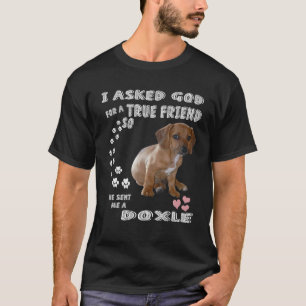 Doxle Dog Mom Pet Costums、Beagle Dachshundパパ、C Tシャツ