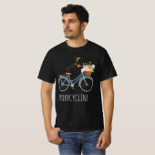 Doxycycline Pharmacy Pun , Dachshund on Bicycle, P Tシャツ (正面フル)