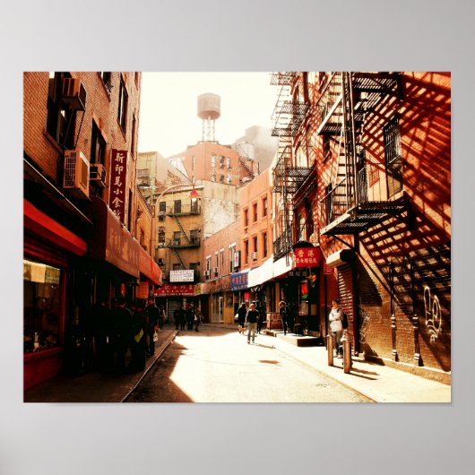 Doyers通り、小 ポスター (正面)