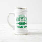Doyleのアイルランドの飲むチーム ビールジョッキ (左)