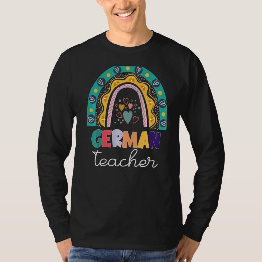 DOYo Rainbow German Teacher Appreciation Bilingual Tシャツ (正面)