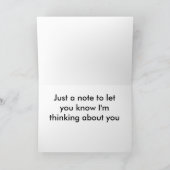 Dozerの挨拶状 カード (内部)