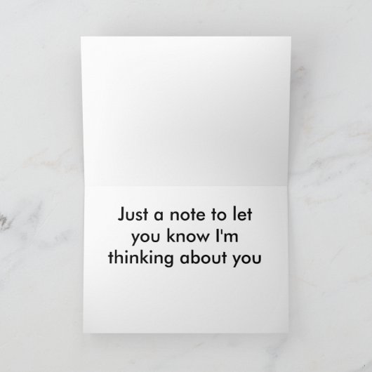 Dozerの挨拶状 カード (内部)