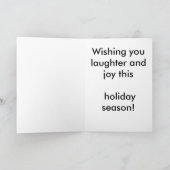 Dozerセラピー犬、クリスマスカード シーズンカード (内部)