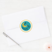 Dozing off Sleep Tracker Journal Stickerシート ラウンドシール (封筒)