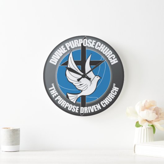 Dpロゴクロック ラージ壁時計 (ホーム)