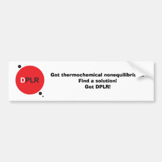 DPLRのバンパーステッカー バンパーステッカー