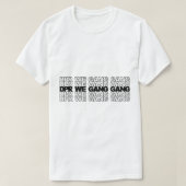 dpr we集団集団 tシャツ (デザイン正面)