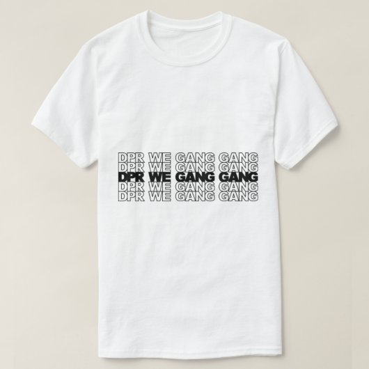 dpr we集団集団 tシャツ (デザイン正面)