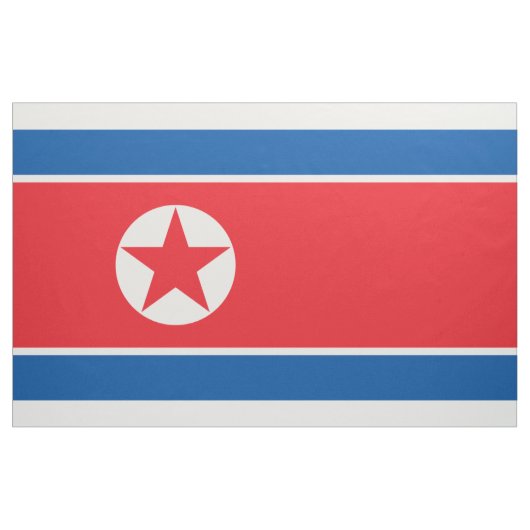 DPRK北朝鮮の旗のJucheの社会主義共産主義者 ファブリック (ヤード)