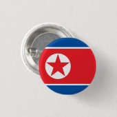 DPRK北朝鮮の旗のJucheの社会主義共産主義者 缶バッジ (正面&裏面)