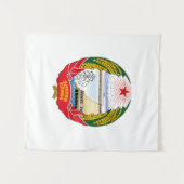 DPRK北朝鮮の紋章のJucheの社会主義共産主義者 タペストリー (正面(横))