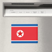 DPRK長方形マグネットの国旗 マグネット (インサイチュ (食洗機))