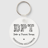 DPTカスタムフィジカルセラピーギフト医 キーホルダー (正面)