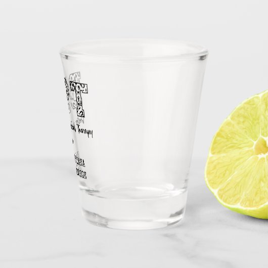 DPTカスタムフィジカルセラピーギフト医 ショットグラス (右)