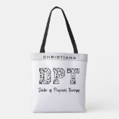 DPTカスタムフィジカルセラピーギフト医 トートバッグ (裏面)