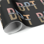 DPTドクターオブフィジカルセラピーチータータイポグラフィ ラッピングペーパー (ロールコーナー)