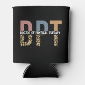 DPTドクターオブフィジカルセラピーチータータイポグラフィ 缶クーラー (正面)