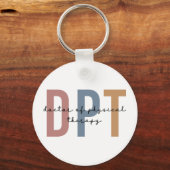 DPTドクターオブフィジカルセラピー物理セラピスト キーホルダー (正面)