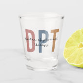 DPTドクターオブフィジカルセラピー物理セラピスト ショットグラス (正面)