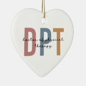 DPTドクターオブフィジカルセラピー物理セラピスト セラミックオーナメント (右)