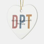 DPTドクターオブフィジカルセラピー物理セラピスト セラミックオーナメント (左)