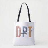 DPTドクターオブフィジカルセラピー物理セラピスト トートバッグ (正面)