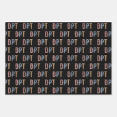 DPTドクターオブフィジカルセラピー物理セラピスト ラッピングペーパーシート (正面2)