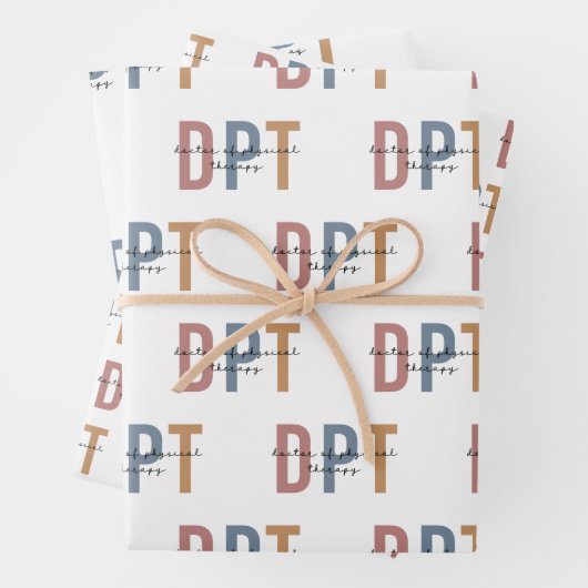DPTドクターオブフィジカルセラピー物理セラピスト ラッピングペーパーシート (インサイチュ)