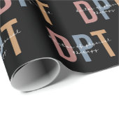 DPTドクターオブフィジカルセラピー物理セラピスト ラッピングペーパー (ロールコーナー)