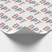 DPTドクターオブフィジカルセラピー物理セラピスト ラッピングペーパー (角)