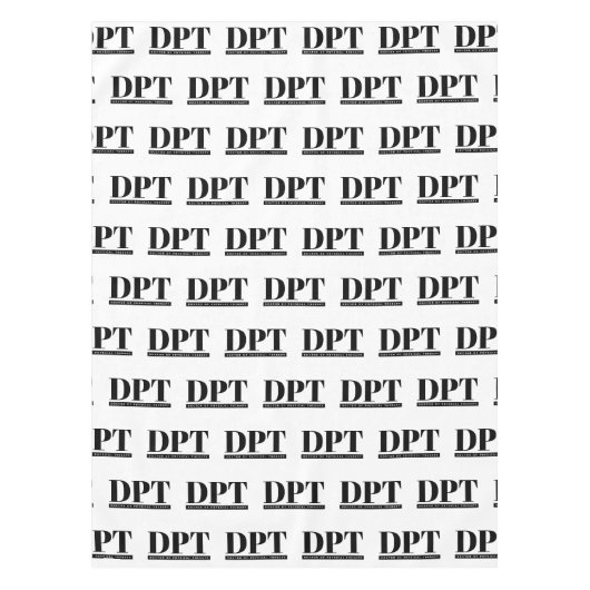 DPTドクター・オブ・フィジカルセラピー卒業パーティー テーブルクロス (正面)