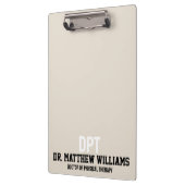 DPTパーソナライズされたフィジカルセラピーギフト クリップボード (左)