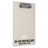 DPTパーソナライズされたフィジカルセラピーギフト クリップボード (右)