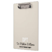 DPTパーソナライズされたフィジカルセラピーギフト クリップボード (左)