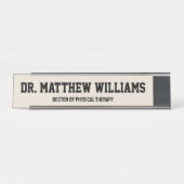 DPTパーソナライズされたフィジカルセラピーギフト デスクネームプレート (正面)