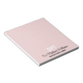 DPTパーソナライズされたフィジカルセラピーギフト ノートパッド (アングル)