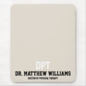 DPTパーソナライズされたフィジカルセラピーギフト マウスパッド (正面)